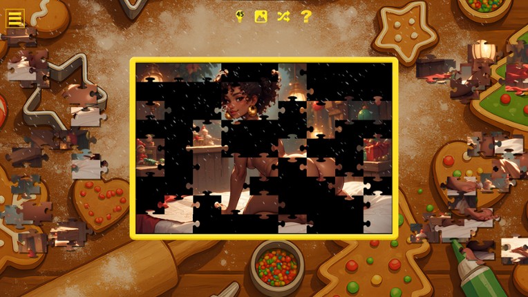 Santa’s Little Secrets – Naughty Jigsaw Image