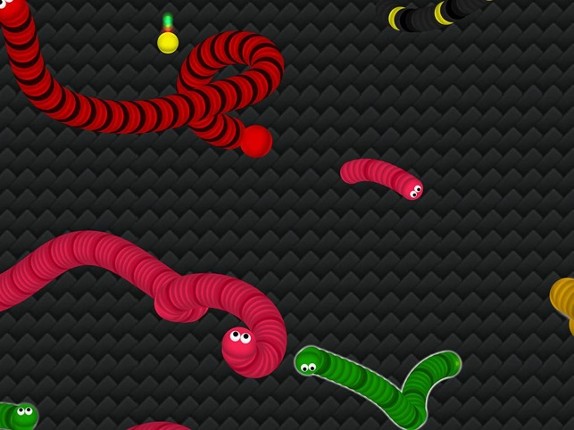 Snake Running Games - Hungry Battle Worm Eat Color Dot Skins Image