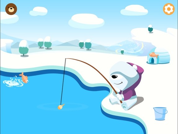 Square Panda Fishing screenshot