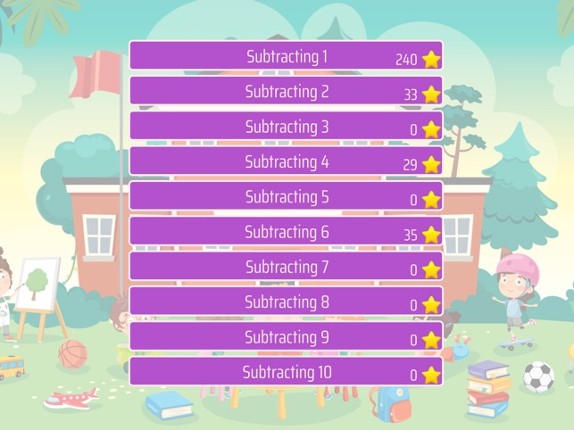 Subtraction Skill Builders Image