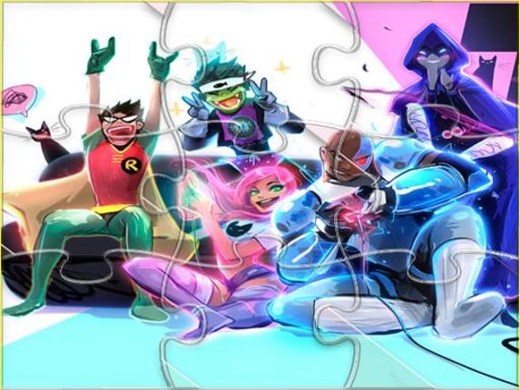 Teen Titans Match 3 Puzzle Game Cover