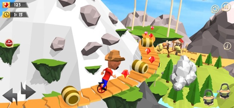 Unicycle Racing 3D Simulator screenshot