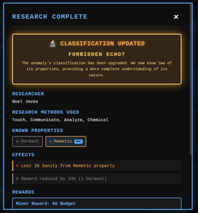 Anomaly Containment Protocol Image