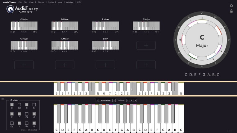 AudioTheory Piano Keys screenshot