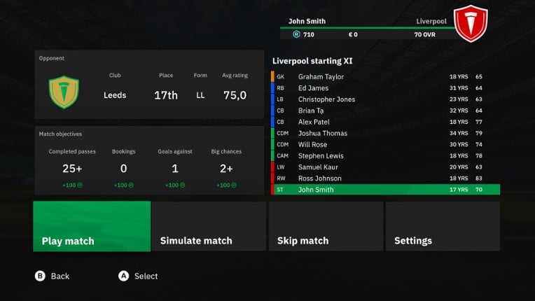 Club Legend screenshot