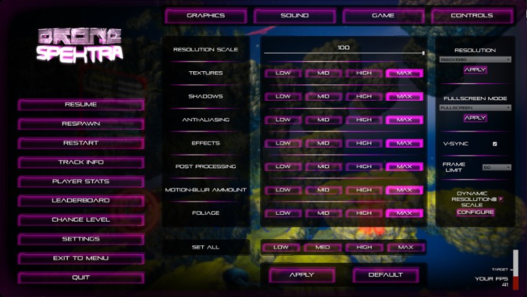 Drone Spektra screenshot