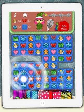 Elf’s christmas candies smash – Educational game for kids from 5 years old screenshot