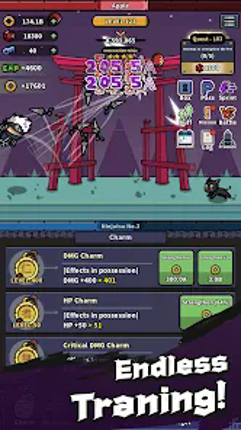 IDLE Fiery Ninja screenshot