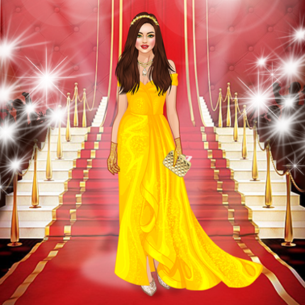 Red Carpet Dress Up Girls Game Image