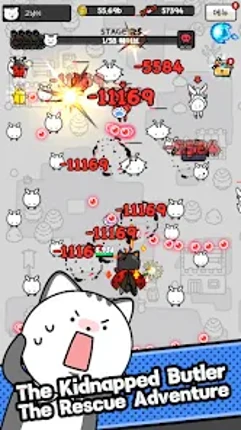 Cat Butler: Idle Shooter RPG screenshot