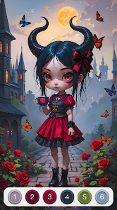 Broken Doll Color by Number screenshot