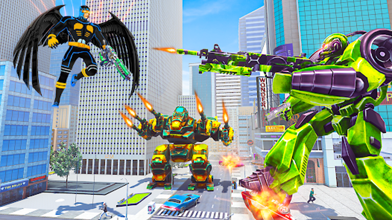 Flying Bat Robot Car Transform screenshot