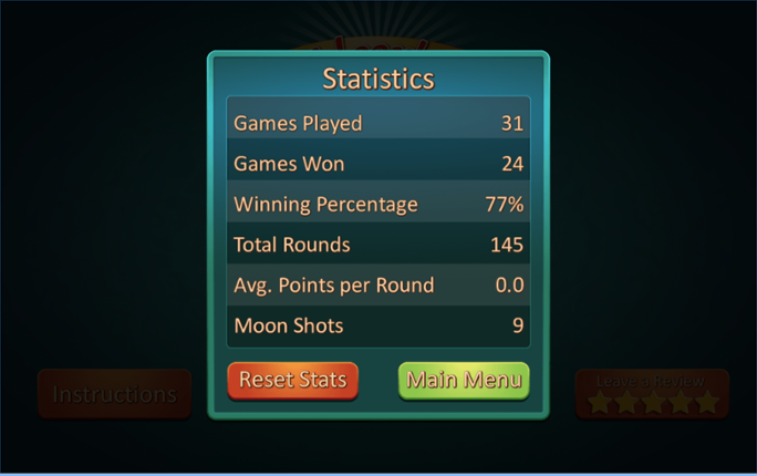 Hearts Deluxe screenshot