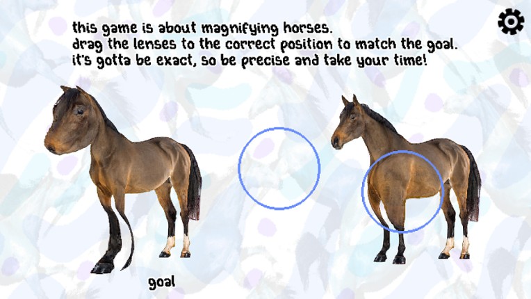 Horse Magnifier: The Full Horse Image