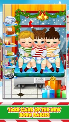 Mommy's Christmas Newborn Baby Salon - My Xmas Santa Makeover Doctor Games for Girls! screenshot
