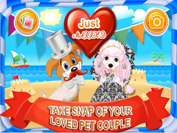 My Pets Wedding Salon Dressup - A virtual furry kitty & fluffy puppy marriage makeover game screenshot