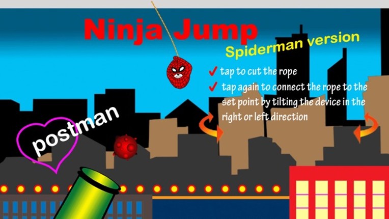 Ninja Jump - Spiderman version Image