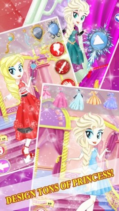 Princess Fairy Tale Dress Up Fashion Designer Pop Games Free for Girls screenshot