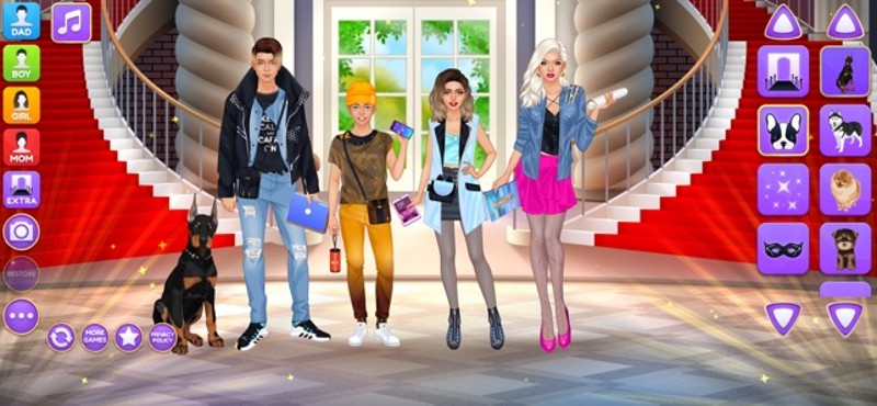 Superstar Family Dress Up Game Image