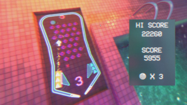 Vaporwave Pinball screenshot