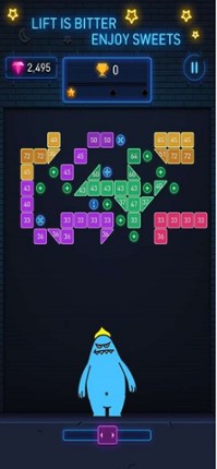 Brick Breaker: SweetMonster screenshot