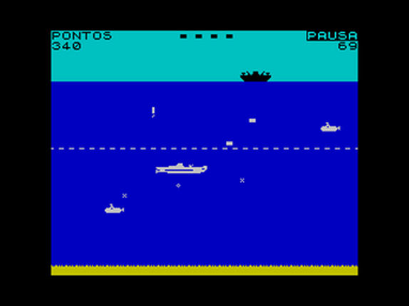 Carga de Profundidade (ZX Spectrum) screenshot