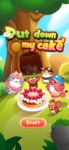 Cats and Mouse Battle for Cake Image