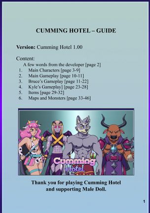 Cumming Hotel: A Gay Furry Slice of Life Image