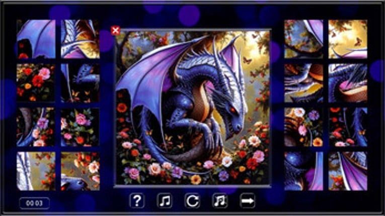 Dragons Puzzle screenshot