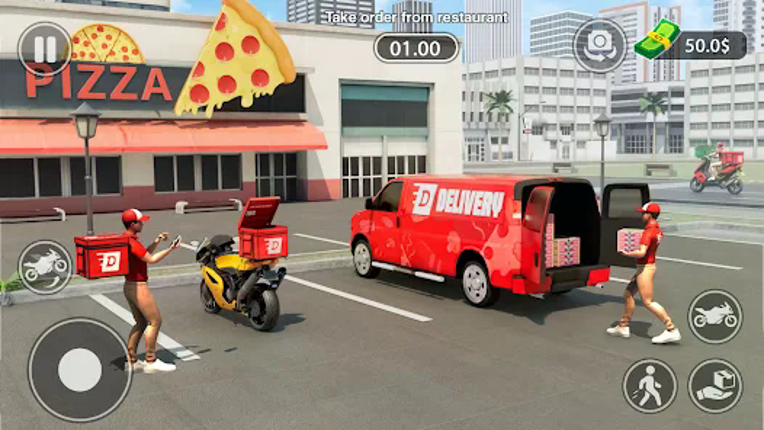 Urban Food Delivery Game screenshot