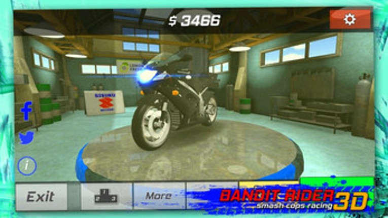 Bandit Rider 3D: smash cops racing screenshot