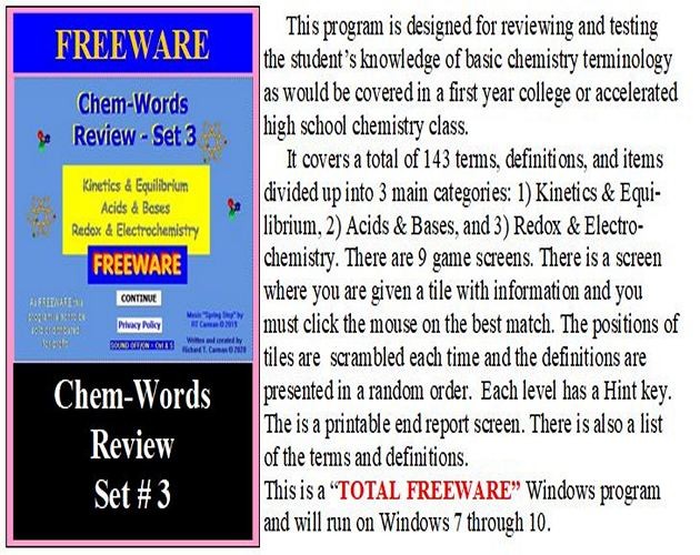 Games like Chem-Words Review - Set 3