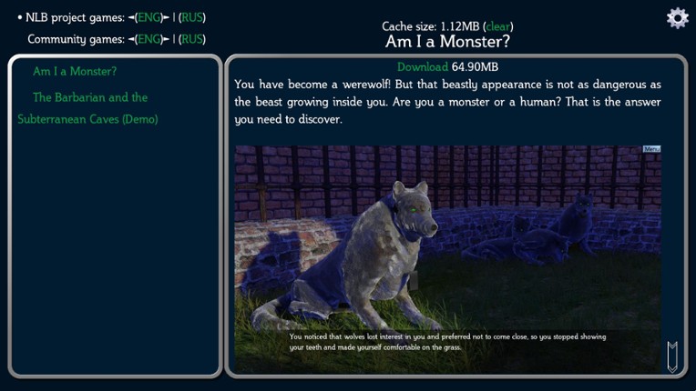 Non-Linear Text Quests screenshot
