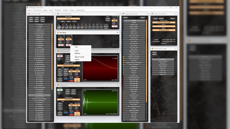 SFXEngine screenshot