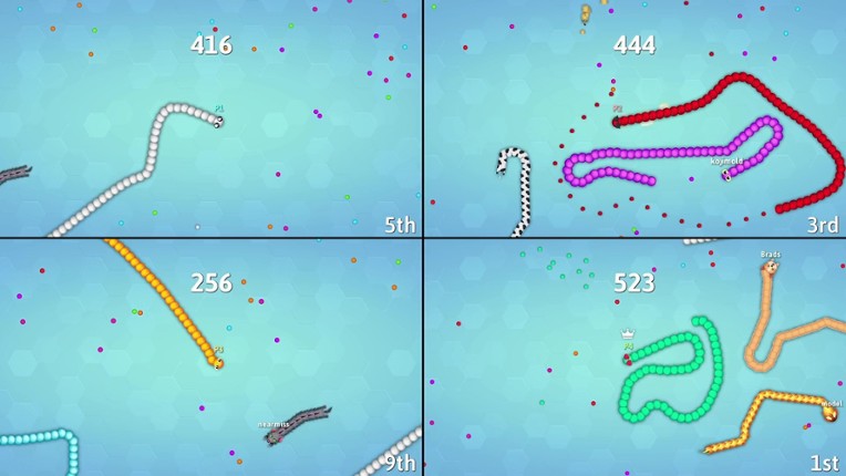 Snake.io screenshot