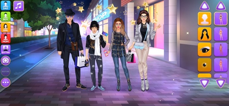 Superstar Family Dress Up Game screenshot