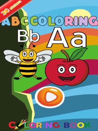 Alphabet decals Fun Coloring Page For Kindergarten Image