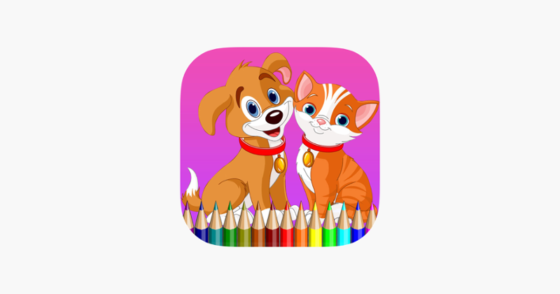 Cat&Dog Coloring Book-Learn Drawing and Painting For Kids Image