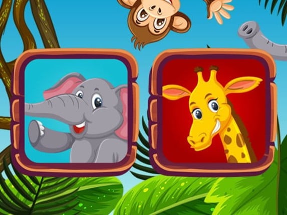 Fun Animals Memory Game Cover