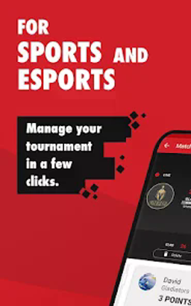 Tournament and bracket manager screenshot