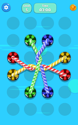 Tangled Line-Knot Untie Puzzle Image