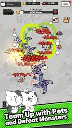 Cat Butler: Idle Shooter RPG screenshot