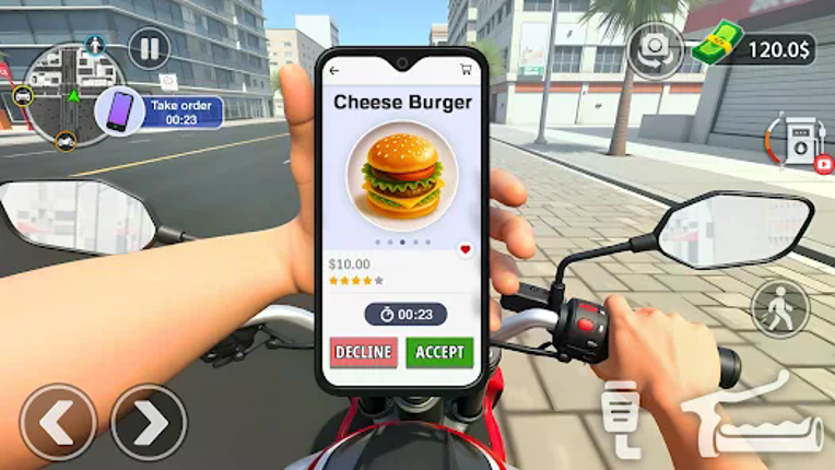 Urban Food Delivery Game screenshot