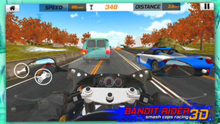 Bandit Rider 3D: smash cops racing screenshot