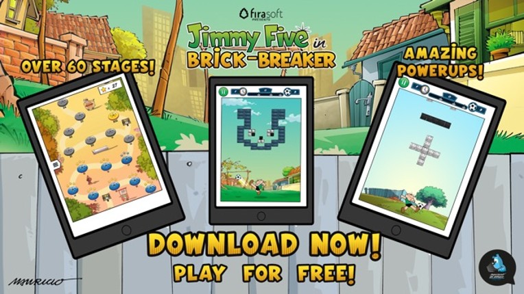 Jimmy Five Brick Breaker Image