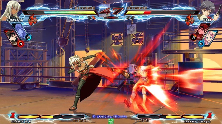 Nitroplus Blasterz: Heroines Infinite Duel screenshot