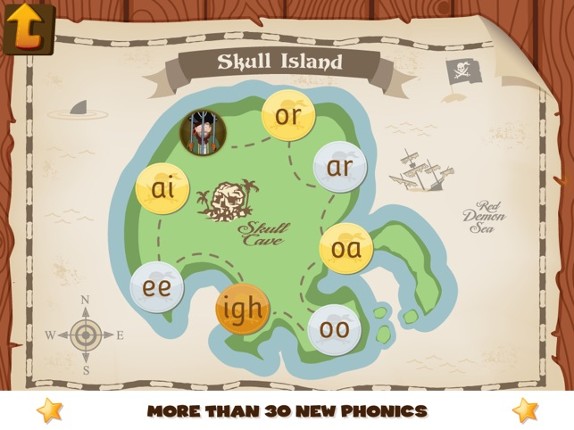 Pirate Phonics 2 : Kids learn to read! Image