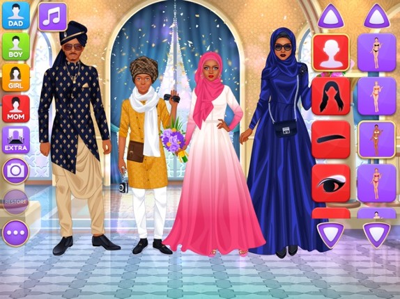 Superstar Family Dress Up Game screenshot