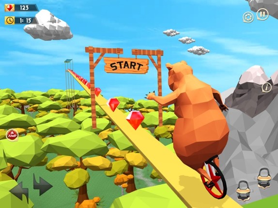 Unicycle Racing 3D Simulator screenshot