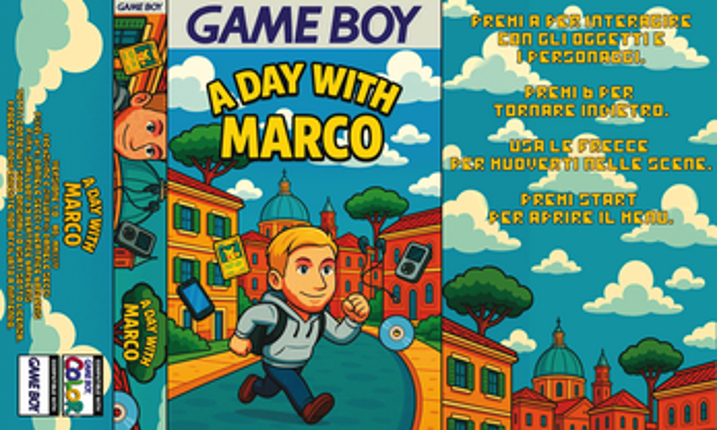 A day with Marco - Gameboy Adventure Game screenshot